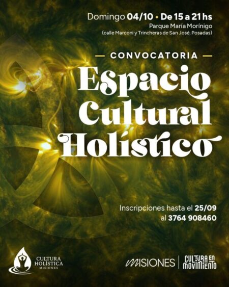 Convocan a participar de una nueva edición de “Espacio Cultural Holístico” Convocan a participar de una nueva edición de “Espacio Cultural Holístico” imagen-23