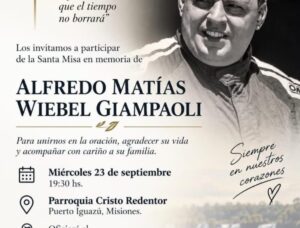 CELEBRARÁN MISA POR ALFREDO WIEBEL CELEBRARÁN MISA POR ALFREDO WIEBEL imagen-75