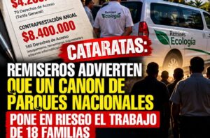 CATARATAS: REMISEROS ADVIERTEN QUE UN CANON DE PARQUES NACIONALES PONE EN RIESGO EL TRABAJO DE 18 FAMILIAS CATARATAS: REMISEROS ADVIERTEN QUE UN CANON DE PARQUES NACIONALES PONE EN RIESGO EL TRABAJO DE 18 FAMILIAS imagen-75