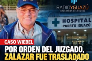  CASO WIEBEL: POR ORDEN DEL JUZGADO, ZALAZAR FUE TRASLADADO AL HOSPITAL DE IGUAZÚ imagen-3