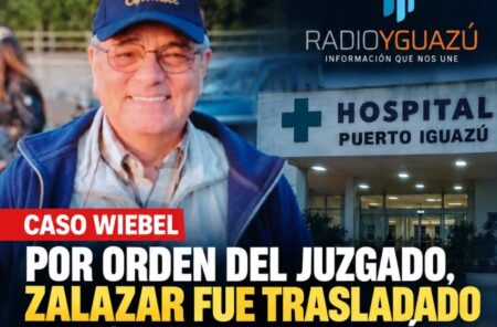  CASO WIEBEL: POR ORDEN DEL JUZGADO, ZALAZAR FUE TRASLADADO AL HOSPITAL DE IGUAZÚ imagen-71
