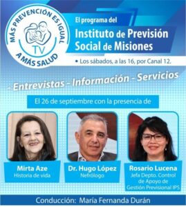 📺 Este sábado, el IPS Misiones está en Canal 12 imagen-2
