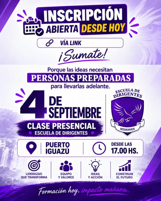 📣 INSCRIPCIÓN ABIERTA! ESCUELA DE DIRIGENTE 📣 INSCRIPCIÓN ABIERTA! ESCUELA DE DIRIGENTE imagen-5