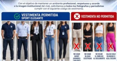 El insólito código de vestimenta de un club paraguayo que terminó en escándalo imagen-12