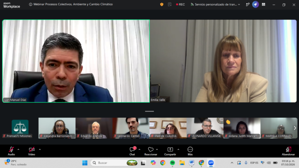 Se desarrolló el último encuentro del webinar sobre “Procesos Colectivos, Ambiente y Cambio Climático” Se desarrolló el último encuentro del webinar sobre “Procesos Colectivos, Ambiente y Cambio Climático” imagen-5