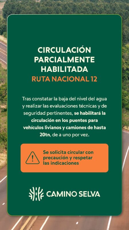 Habilitan el paso de vehículos livianos y camiones de hasta 15 toneladas en los puentes afectados imagen-5