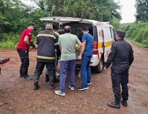 Un operario de Energía de Misiones resultó herido tras caer mientras trabajaba en una zona rural de Santo Pipó imagen-21