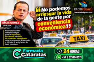 OMAR GÓMEZ CONTRA LOS 15 AÑOS PARA TAXIS Y REMISES: “NO PODEMOS ARRIESGAR LA VIDA DE LA GENTE POR CONVENIENCIA ECONÓMICA” imagen-75