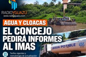 EL CONCEJO DELIBERANTE EXIGIRÁ EXPLICACIONES AL IMAS POR EL SERVICIO DE AGUA Y CLOACAS EN PUERTO IGUAZÚ imagen-1