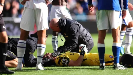 Cómo está Dibu Martínez tras el golpazo que asustó a todos en Chelsea - TyC Sports imagen-15