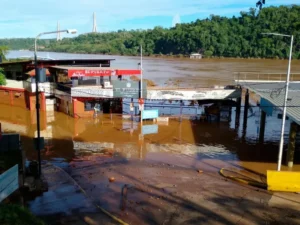 La mayoría de los servicios de balsas con Paraguay permanecen cerrado por la crecida del Paraná imagen-1