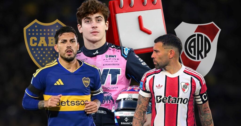 Dos domingos de super acción con Colapinto, Boca y River (casi) al mismo tiempo Dos domingos de super acción con Colapinto, Boca y River (casi) al mismo tiempo imagen-43